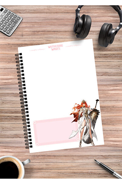 mertfigur Wuthering Waves Anime Spiral Notebook A5 (50 Sheets)