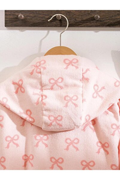 LC Waikiki Hooded Cotton Girls' Bathrobe (W5)