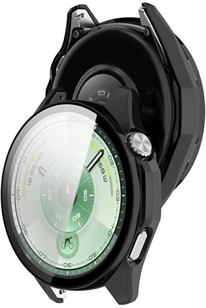 UnDePlus Huawei Watch Gt 6 46mm Hard Pc Case and Screen Protector Without Writing Watch (Not Pro)