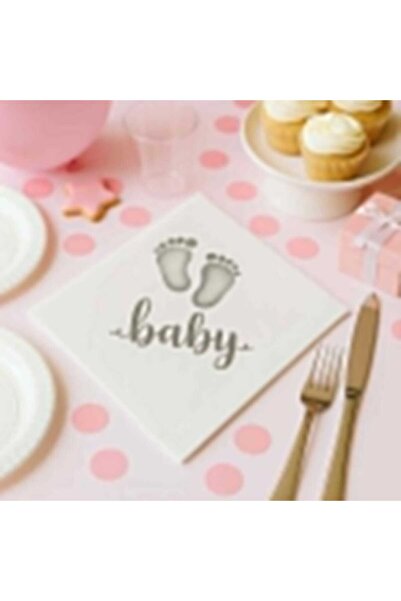 CKM silikon 4-Piece Baby Feeding Set with Beige Baby Napkin