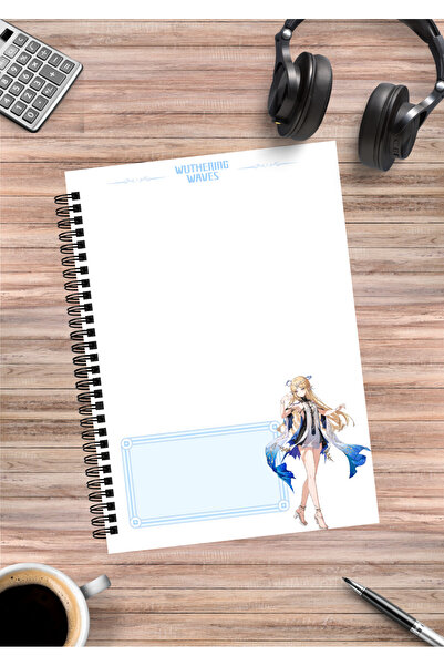 mertfigur Wuthering Waves Anime Spiral Notebook A5 (50 Sheets)