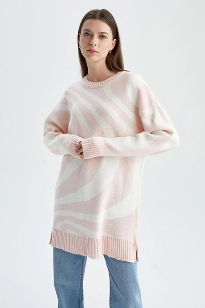 DeFacto Regular Fit Crew Neck Tunic