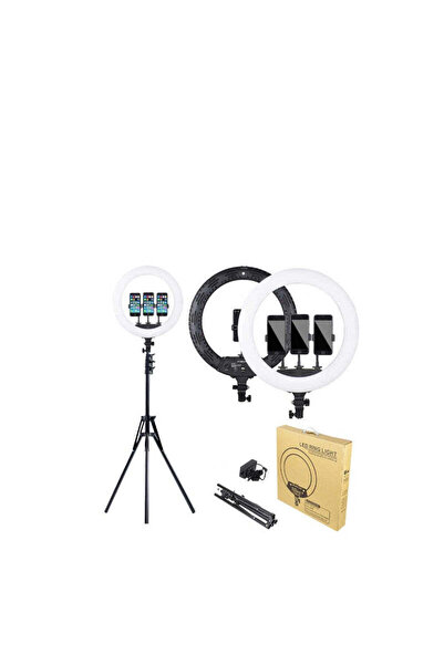 Cosmeticos Lampă circulară LED cu trepied, geantă, inel de lumină HQ14N