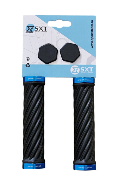 SXT Mânere - Spirale Negre/Albastre 130 Mm