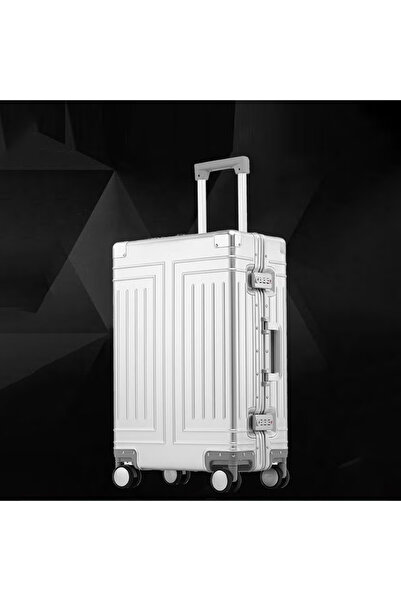 NKX حقيبة سفر صلبة مصنوعة من سبائك الألومنيوم والمغنيسيوم مع عجلات دوارة بأرب...