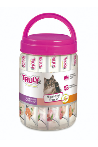TRULY Creamy Cat Treats, Mix, 420 g, 30 pcs