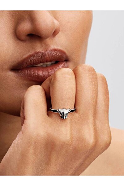 Pandora Marvel Wakanda Forever Black Panther Ring in 925 Silver - 54