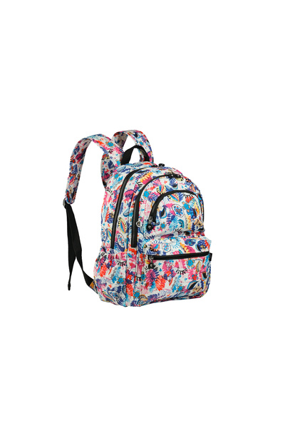 Bagacar حقيبة ظهر مدرسية وعادية من قماش كرينكل 1050 مقاومة للماء مع حجرة للكمبيوتر المحمول