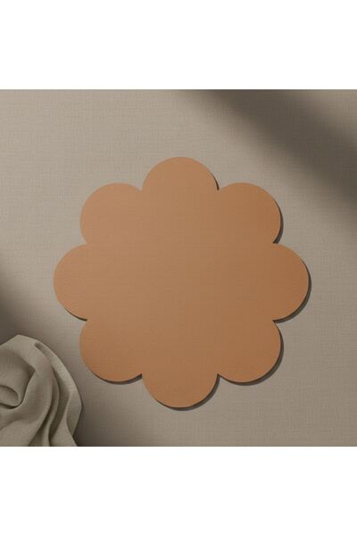 Grand Fine Art 2 Pieces Leather American Doily-Easy to Wipe Supla-33X33 Cm-Symmetrical Leaves Patterned