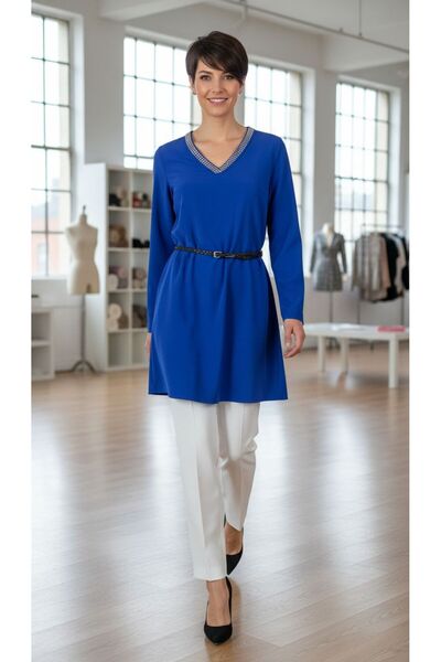 dml giyim Metal Printed Tunic