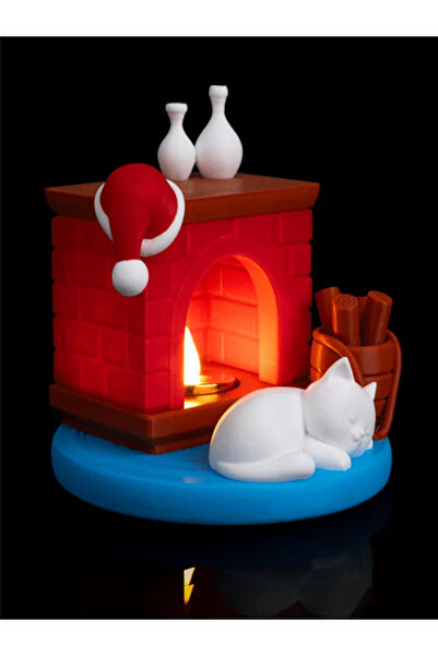 Epic Crafting 3D Lamp – Moon Village, Reindeer, Santa Claus, Snowman, Christmas themed table lamp, etc. Penguin LED