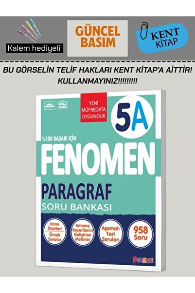 Fenomen Yayıncılık FENOMEN 5 PARAGRAF SORU BANKASI (A)
