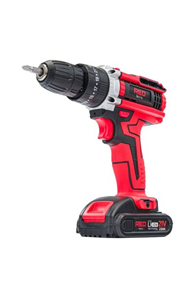 Red Technic Masina de gaurit, filetanta cu acumulatori led, 2 Ah 20V 37 Nm, p...