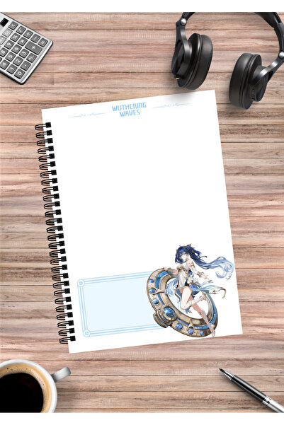 mertfigur Wuthering Waves Anime Spiral Notebook A5 (50 Sheets)