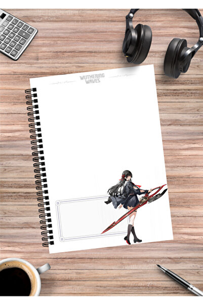 mertfigur Wuthering Waves Anime Spiral Notebook A5 (50 Sheets)