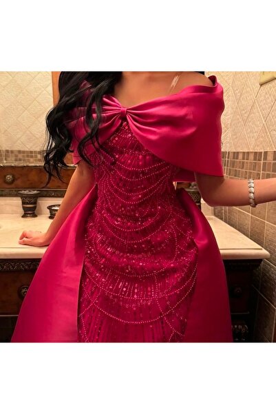 Joji taffeta evening dress