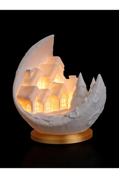 Epic Crafting 3D Lamp – Moon Village, Reindeer, Santa Claus, Snowman, Christmas themed table lamp, etc. Penguin LED