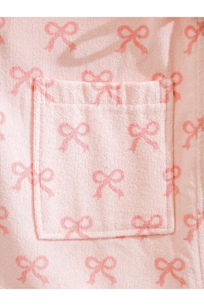 LC Waikiki Hooded Cotton Girls' Bathrobe (W5)