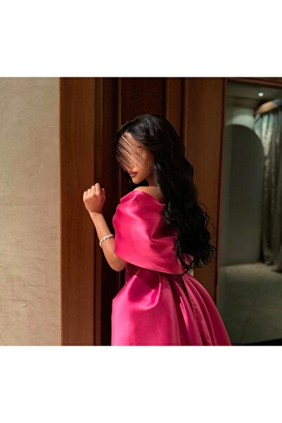 Joji taffeta evening dress