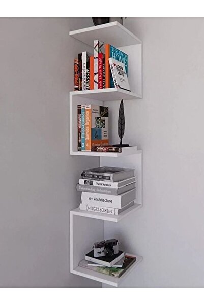 TRM1 TRM Köşe Kitaplık - Açık Raf - Duvar Rafı
