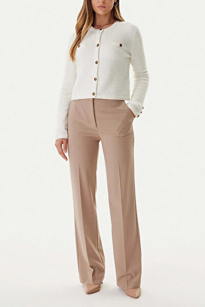 Guess Suzumi Women's White Wool Blend Knitwear Cardigan W5Br0Az4040-G1O6