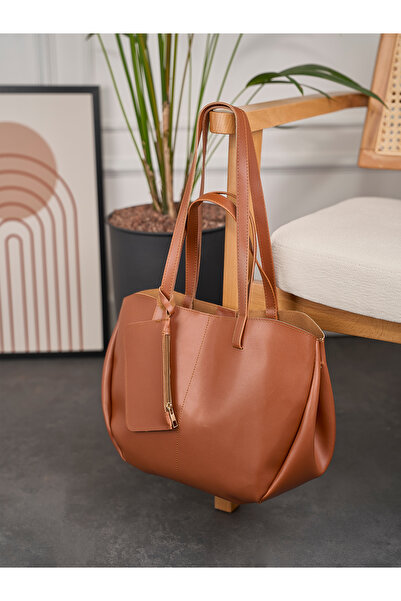 HONEY BAG Pole Mini Wallet Detailed Hand and Shoulder Bag with Magnet Closure