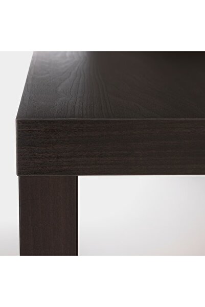 EliteEco IKEA LACK Side table, black-brown, 55 x 55 cm