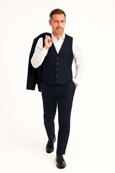 Presto Men's Slimfit Vest Set Suit 787-400