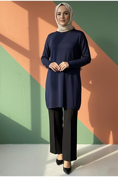 MODARTE Kol Desen Detaylı Salaş Triko