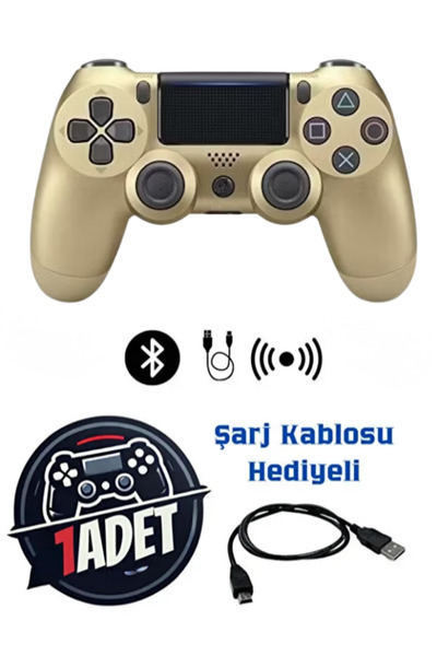 Smith Doubleshock Ps 4 Kablosuz Joystick Tablet Telefon Pc Uyumlu Titreşimli Oyun Kolu 1 Adet