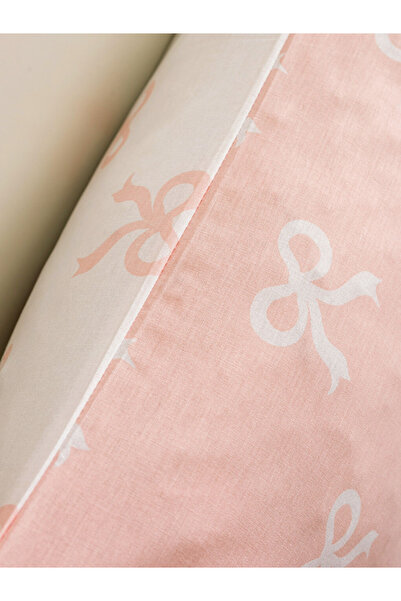 LC Waikiki Single Duvet Cover Set with Pink Bow Patterns from Renkli Mağaza