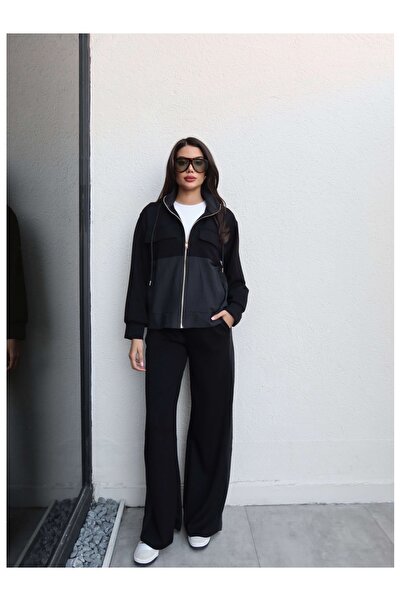ESRAHELVACI Paneled Modal Tracksuit Set
