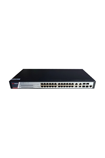 Hikvision Switch 24 porturi POE Gigabit, DS-3E2528P(B)(O-STD), Full Managed