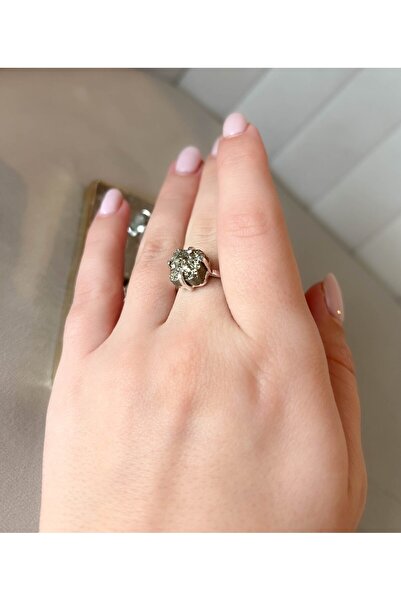 Moonlight Jewelry Mini Crazy Beauty Adjustable Ring – Pyrite