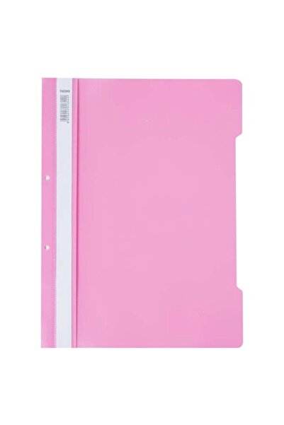Noki Set of 50 plastic folders with rails and perforations, Noki, A4, various colors