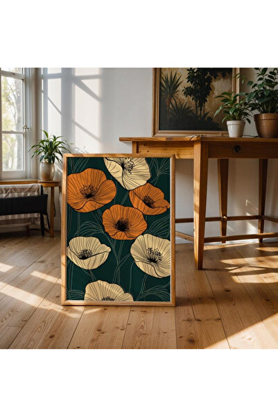 Tuba Decor Tablo dintr-o singură bucată cu rame din lemn pentru sufragerie, sufragerie, bucătărie