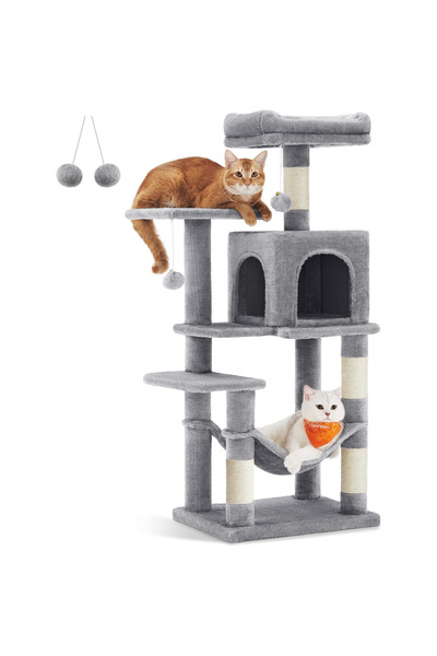 Smart Vibe KATO InfinityPaws Multi Level Cat Set, Soft Hammock, XXL Observation Platform, Light