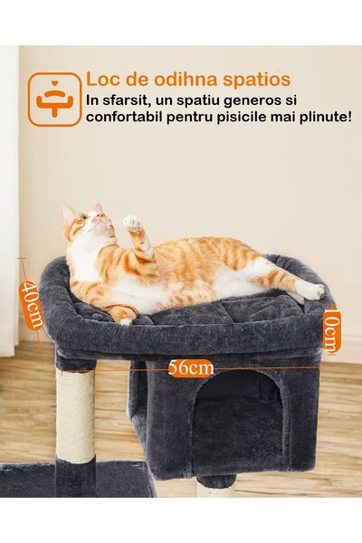 Smart Vibe BigSize KATO 01L Plush Comfort+ Cat Set, Spacious House, Panoramic XL Bed, Dark