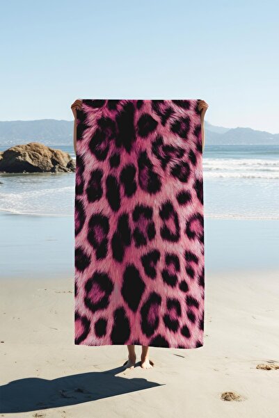 Dolce Mariee Digital Printing Beach Sea Towel Leopard Patterned Peshtamal Hvl...