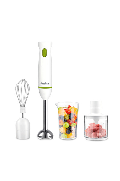 Decakila 4-in-1 Mixer and Blender 600W - Model KEJB038W, White