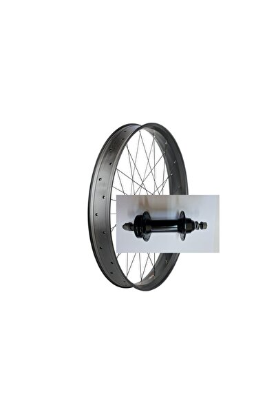 SXT Butuc roată față pentru fat-bike, 36H, ax solid negru