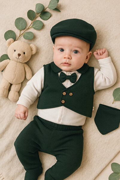 Ozz Baby 0-3 Months Baby Boy Newborn Vest Model 7-Piece Blanket Hospital Rele...