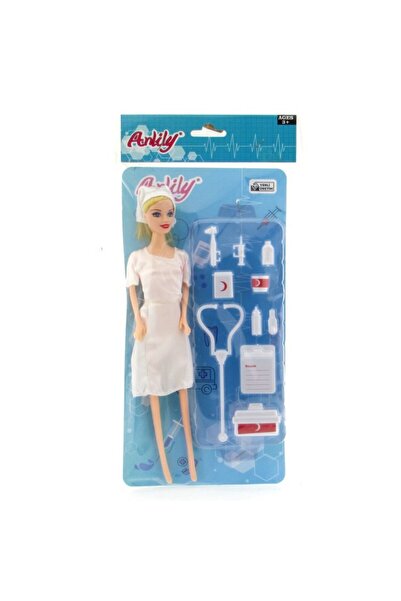 PopŞeker دمية طبيب بطول 28 سم مع إكسسوارات - لعبة أطفال مع مجموعة طبيب مكونة ...