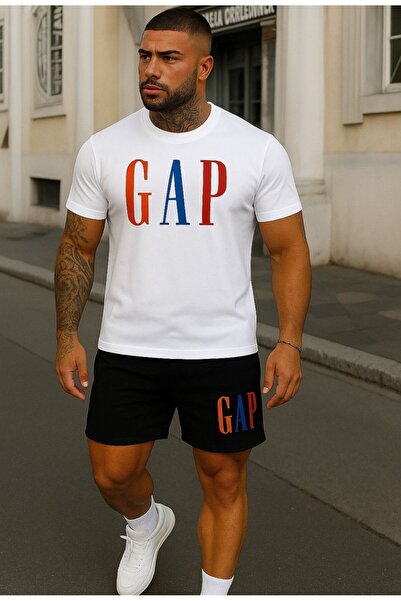 Gutsy Adult Men's T-Shirt Shorts Set Gop Printed