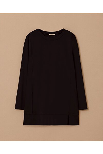 SEÇİL YENİ KADIN büyük beden uzun kollu basic tunik 10002521214014