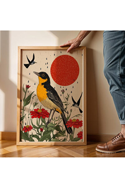 Tuba Decor Tablo dintr-o singură bucată cu rame din lemn pentru sufragerie, s...