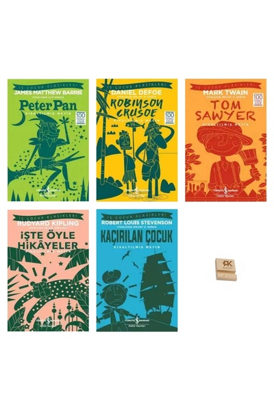 TÜRKİYE İŞ BANKASI KÜLTÜR YAYINLARI İş Çocuk Klasikleri 8-13 Yaş Peter Pan Ro...