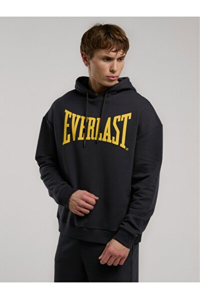 EVERLAST Ever Classics Comfort Men's Gray Hooded Sweatshirt