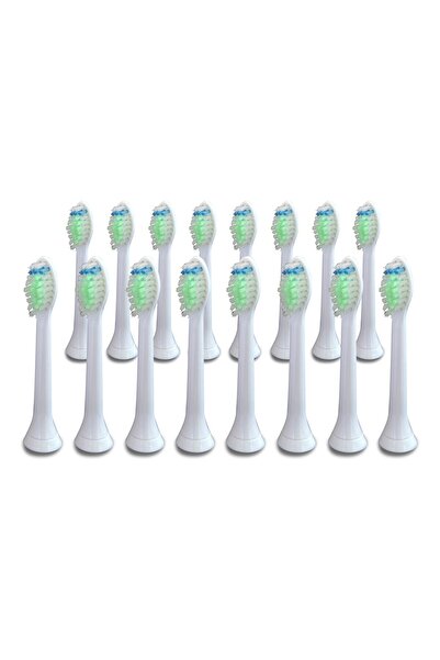 KOMA NK05 - Set of 16 heads compatible with Philips Sonicare Optimal White HX...