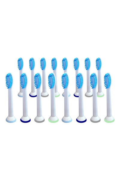 KOMA NK04-Set de 16 capete de schimb compatibile cu periuțele de dinți Philip...